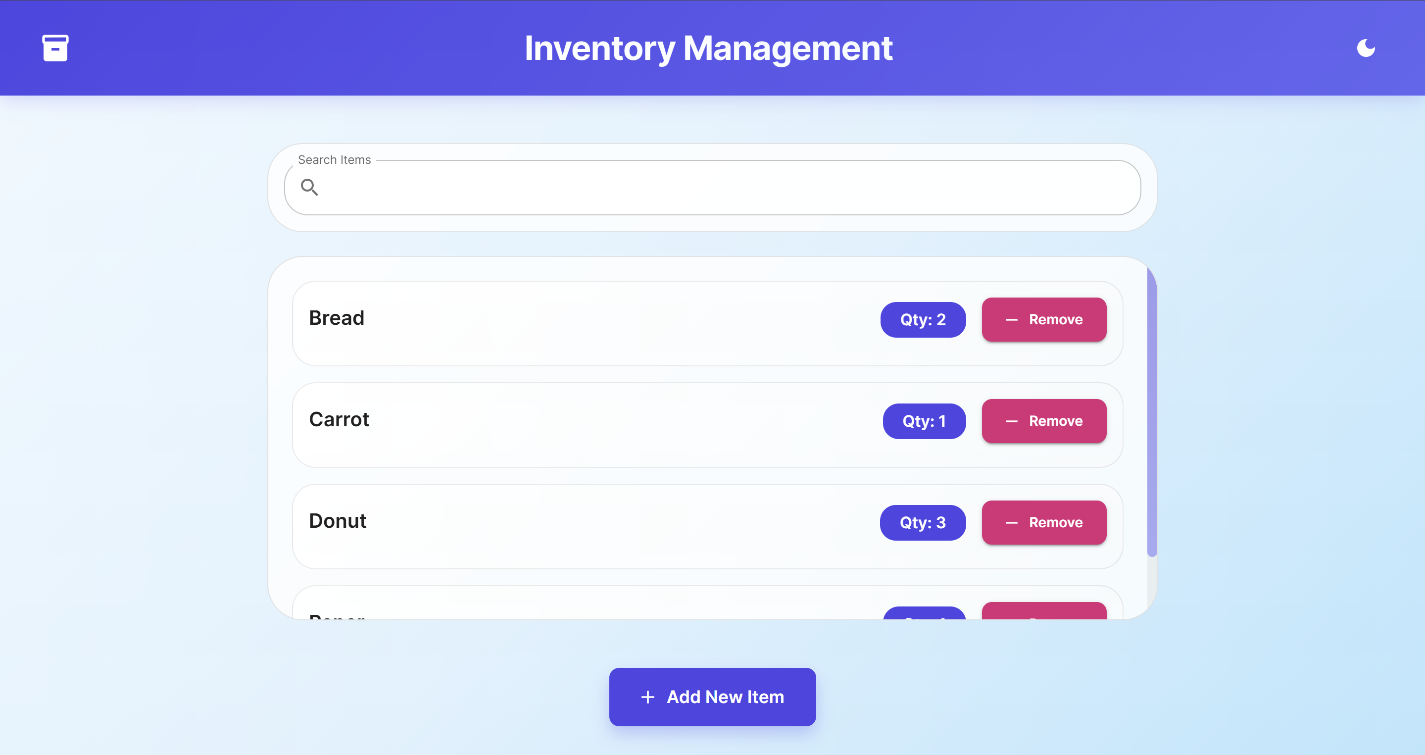 Inventory Management System